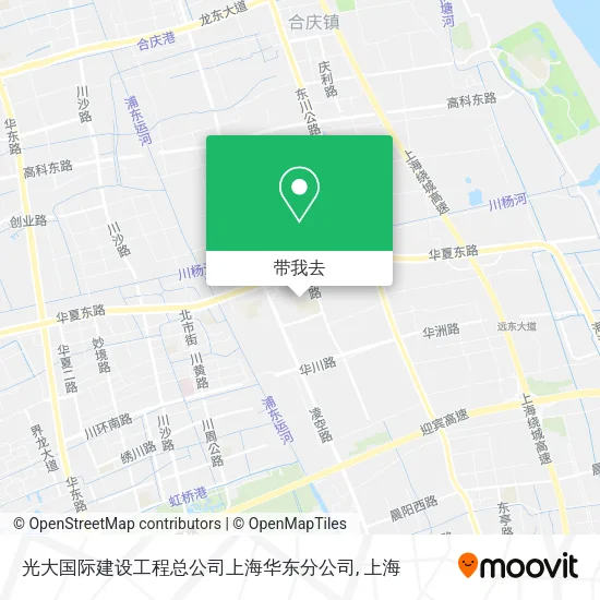 光大国际建设工程总公司上海华东分公司地图