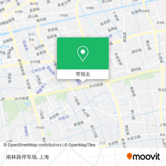 南林路停车场地图