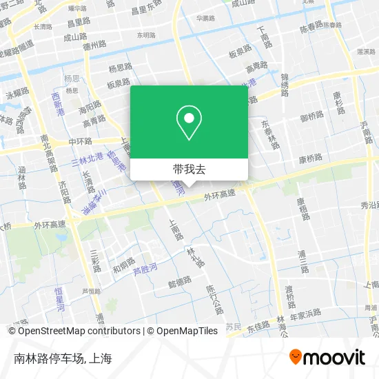 南林路停车场地图