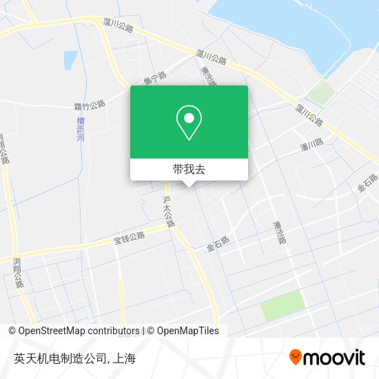 英天机电制造公司地图