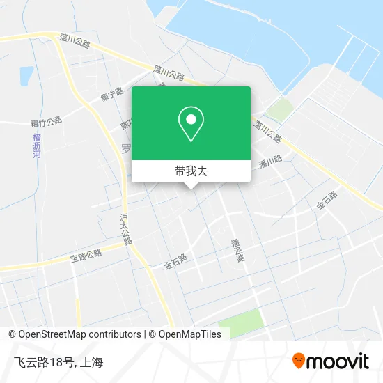 飞云路18号地图