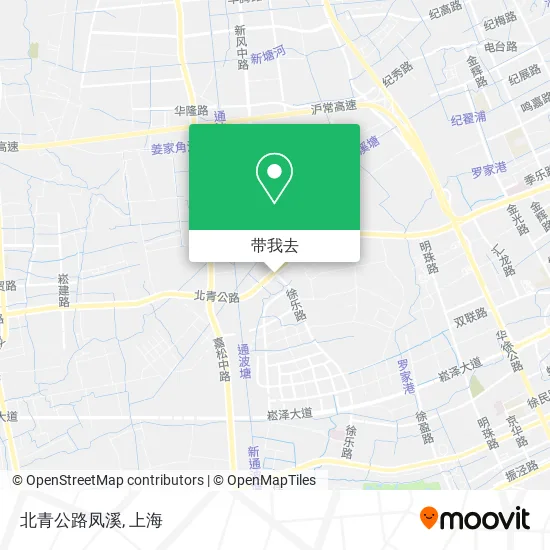北青公路凤溪地图