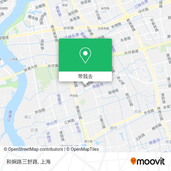 和炯路三舒路地图