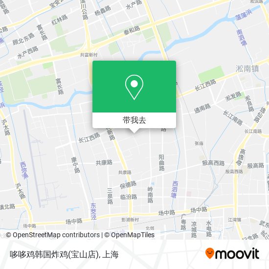 哆哆鸡韩国炸鸡(宝山店)地图