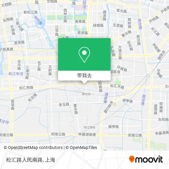 松汇路人民南路地图