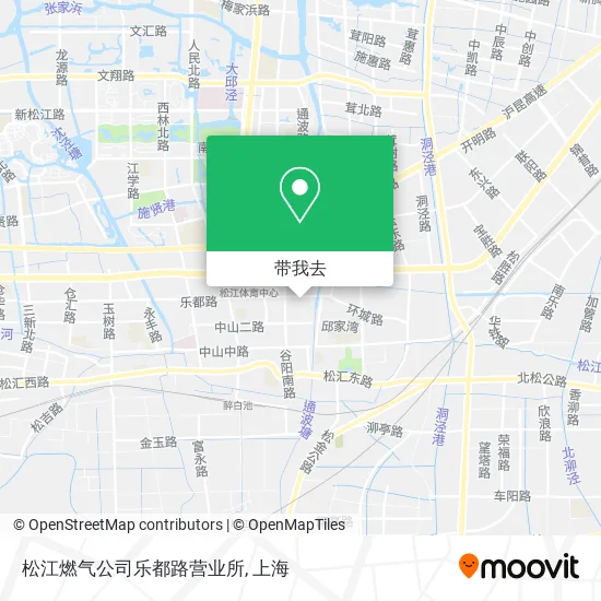 松江燃气公司乐都路营业所地图