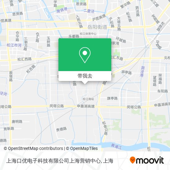 上海口优电子科技有限公司上海营销中心地图