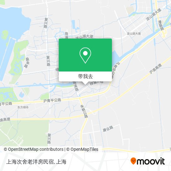 上海次舍老洋房民宿地图