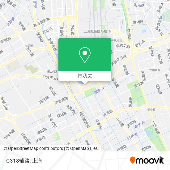 G318辅路地图