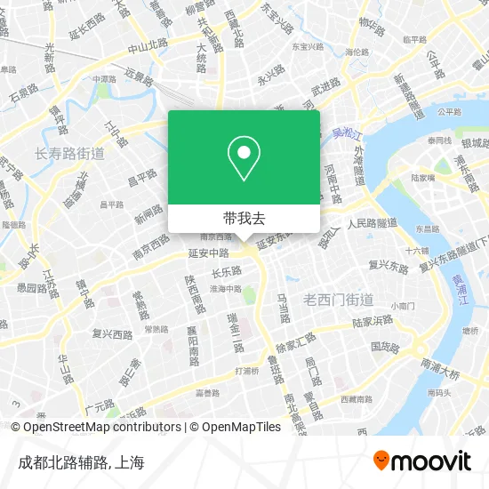 成都北路辅路地图