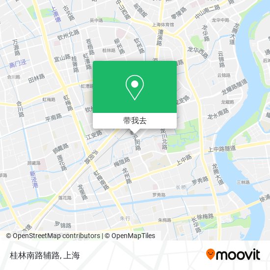 桂林南路辅路地图