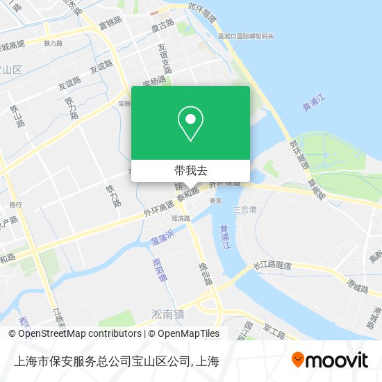 上海市保安服务总公司宝山区公司地图