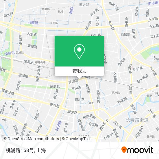桃浦路168号地图