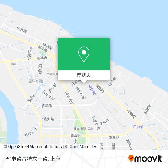 华申路富特东一路地图