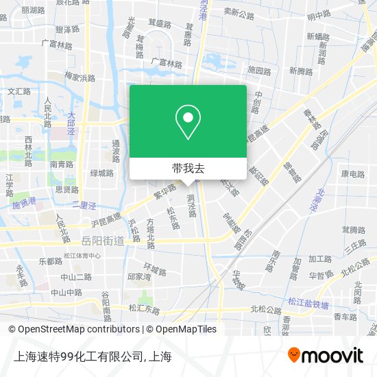 上海速特99化工有限公司地图