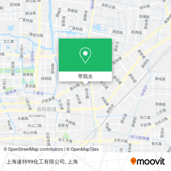 上海速特99化工有限公司地图