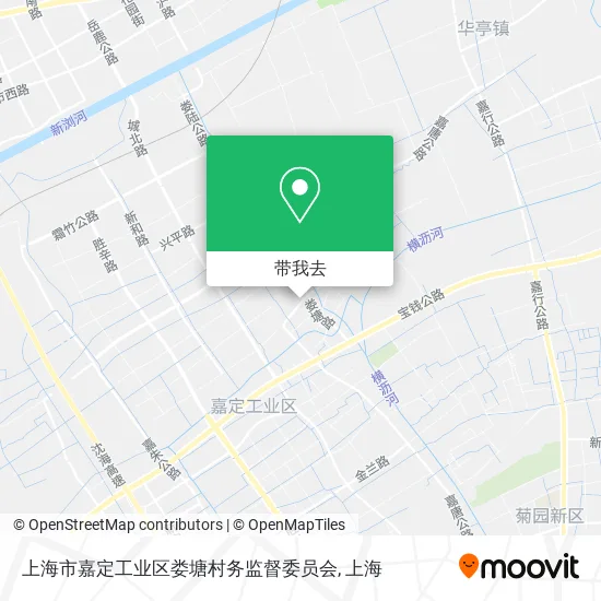 上海市嘉定工业区娄塘村务监督委员会地图