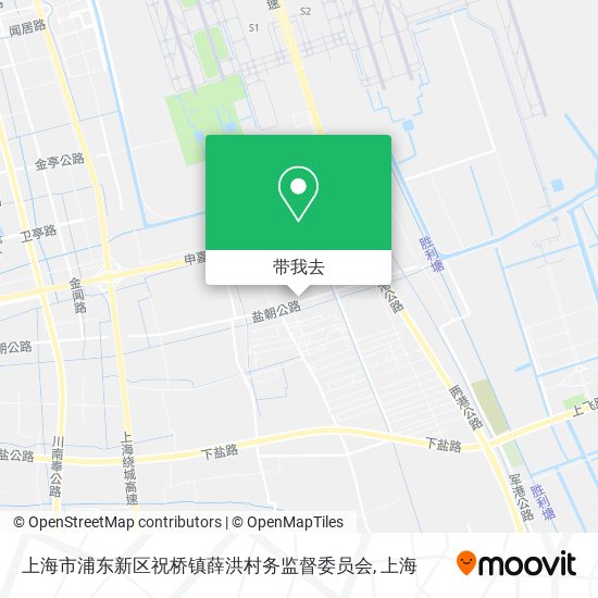上海市浦东新区祝桥镇薛洪村务监督委员会地图