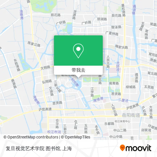 复旦视觉艺术学院 图书馆地图