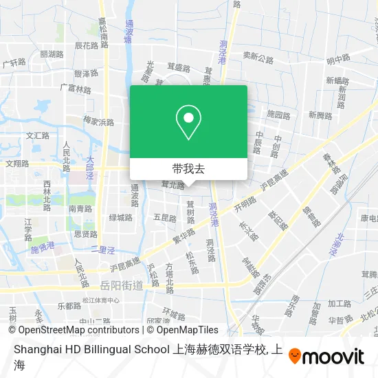 Shanghai HD Billingual School 上海赫德双语学校地图
