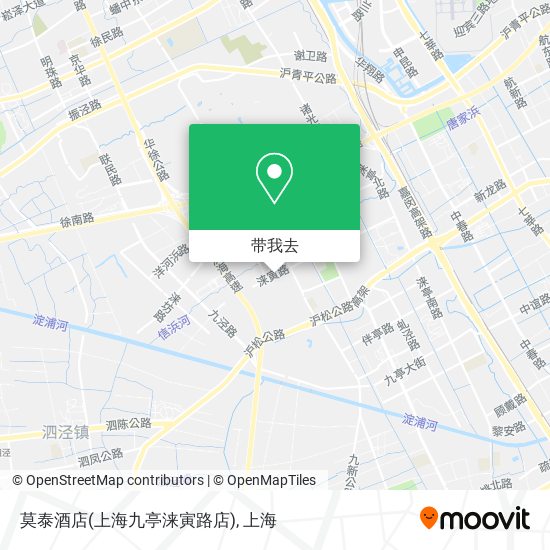 莫泰酒店(上海九亭涞寅路店)地图