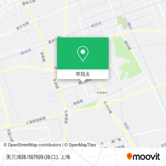 美兰湖路/陆翔路(路口)地图