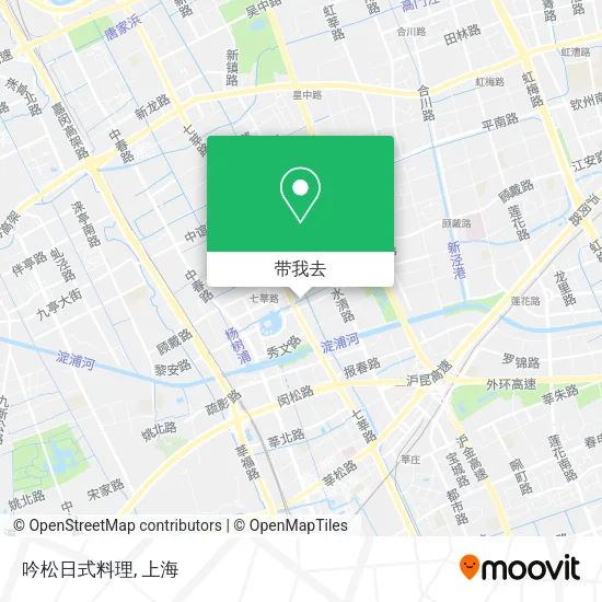 吟松日式料理地图
