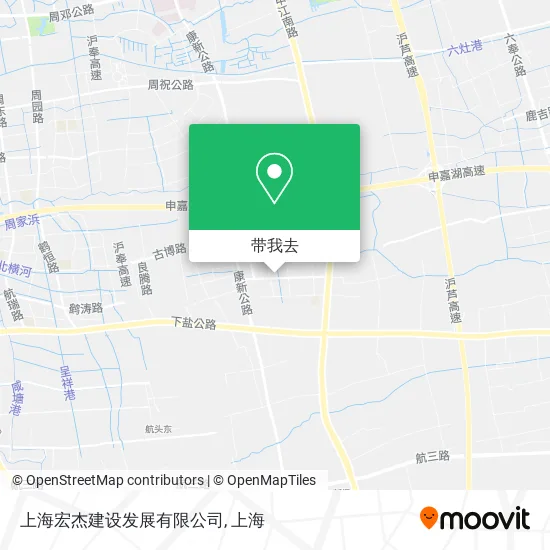 上海宏杰建设发展有限公司地图