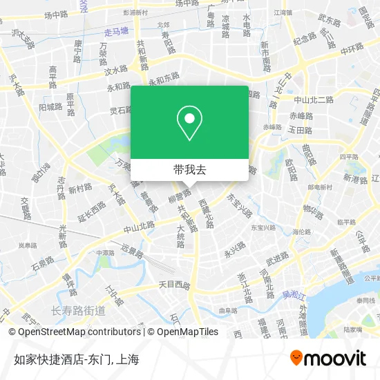 如家快捷酒店-东门地图