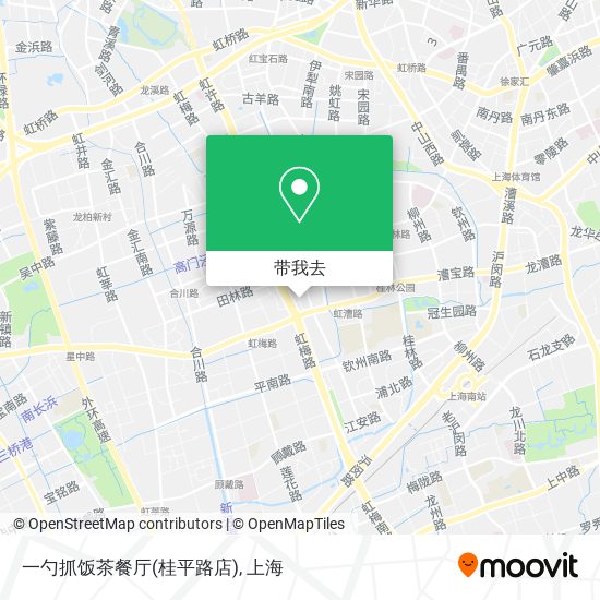 一勺抓饭茶餐厅(桂平路店)地图