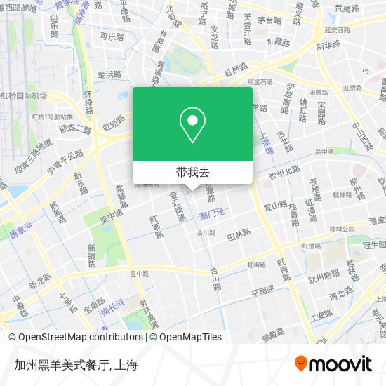 加州黑羊美式餐厅地图