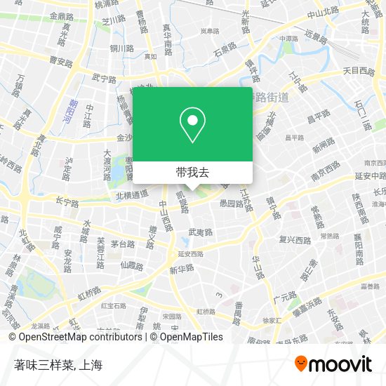 著味三样菜地图
