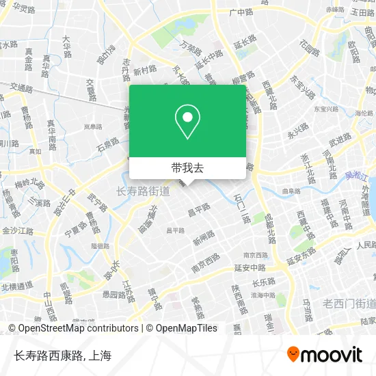 长寿路西康路地图