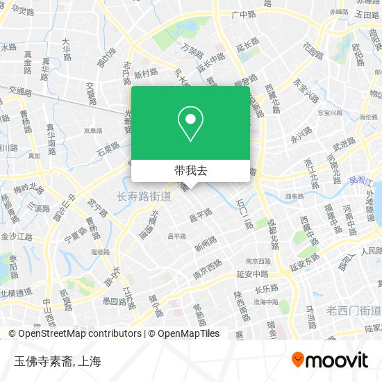 玉佛寺素斋地图