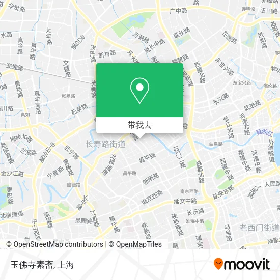 玉佛寺素斋地图