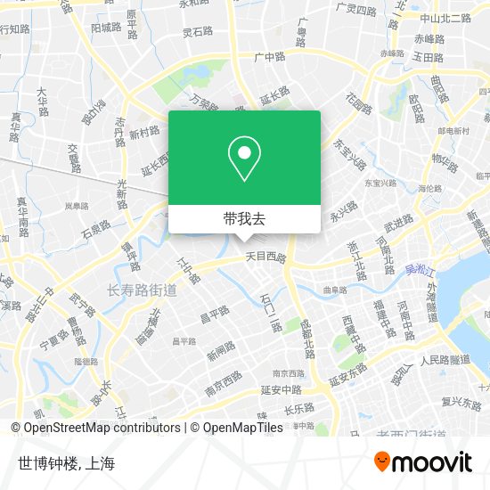 世博钟楼地图