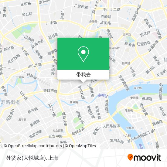 外婆家(大悦城店)地图