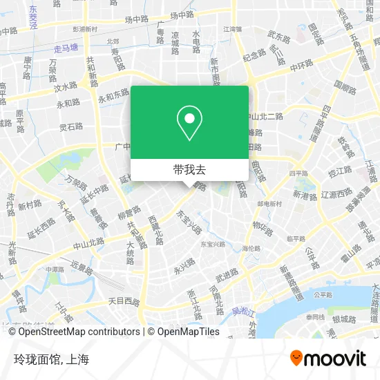 玲珑面馆地图