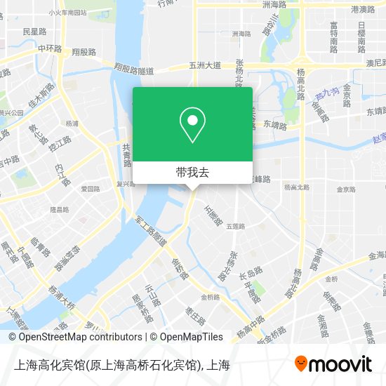 上海高化宾馆(原上海高桥石化宾馆)地图