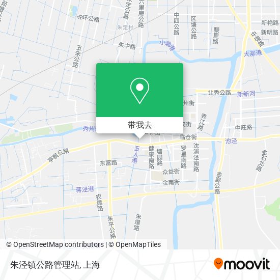 朱泾镇公路管理站地图
