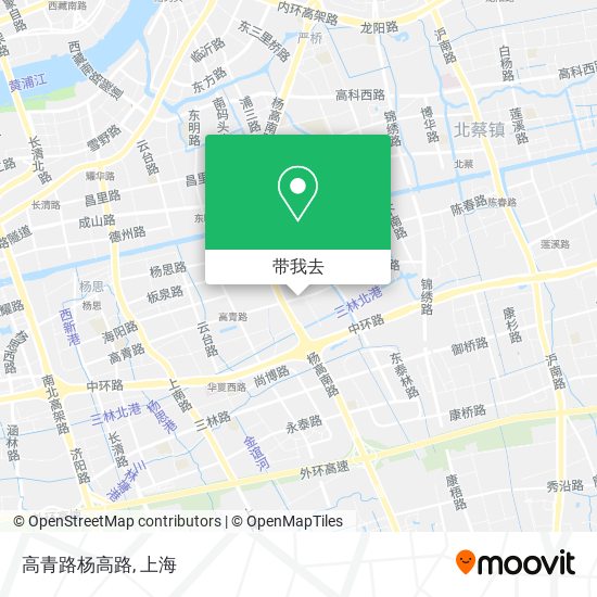 高青路杨高路地图