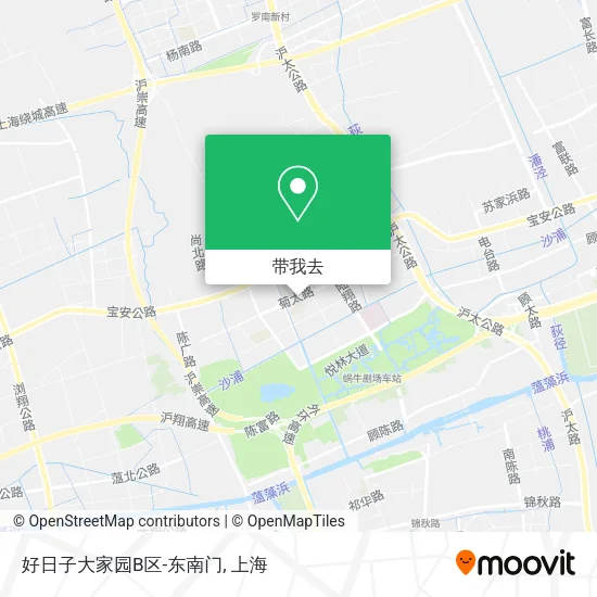 好日子大家园B区-东南门地图