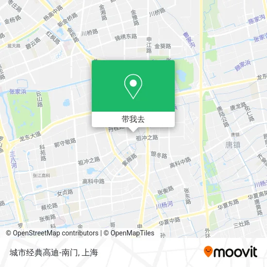 城市经典高迪-南门地图