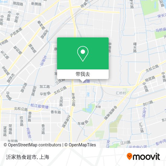 沂家熟食超市地图
