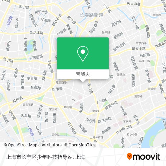 上海市长宁区少年科技指导站地图