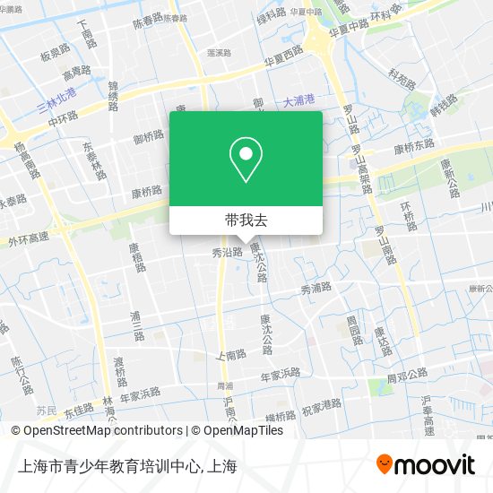 上海市青少年教育培训中心地图