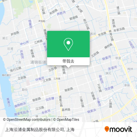 上海沿浦金属制品股份有限公司地图