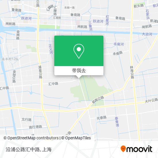 沿浦公路汇中路地图