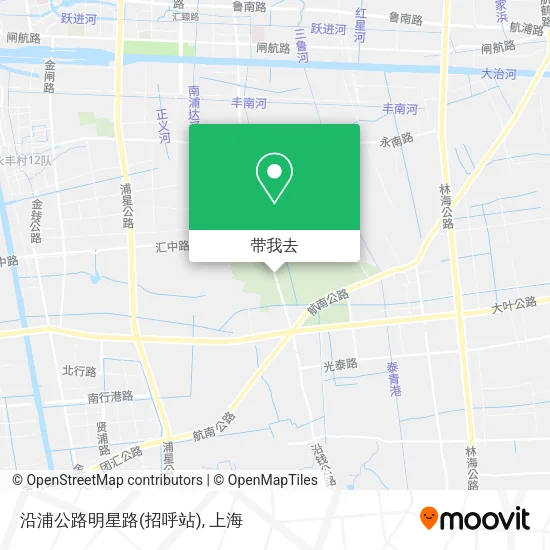 沿浦公路明星路(招呼站)地图