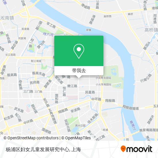 杨浦区妇女儿童发展研究中心地图